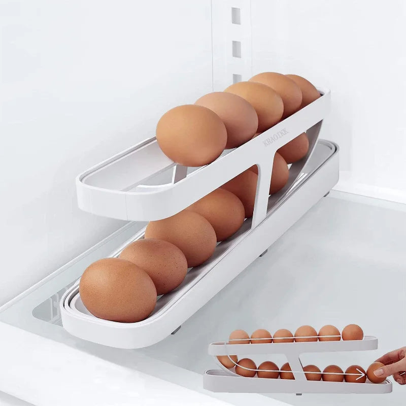 Egg Rolling Storage Rack