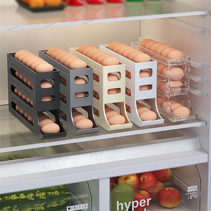 Automatic Scrolling Egg Rack Holder