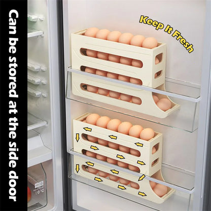 Automatic Scrolling Egg Rack Holder