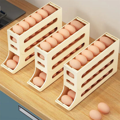 Automatic Scrolling Egg Rack Holder