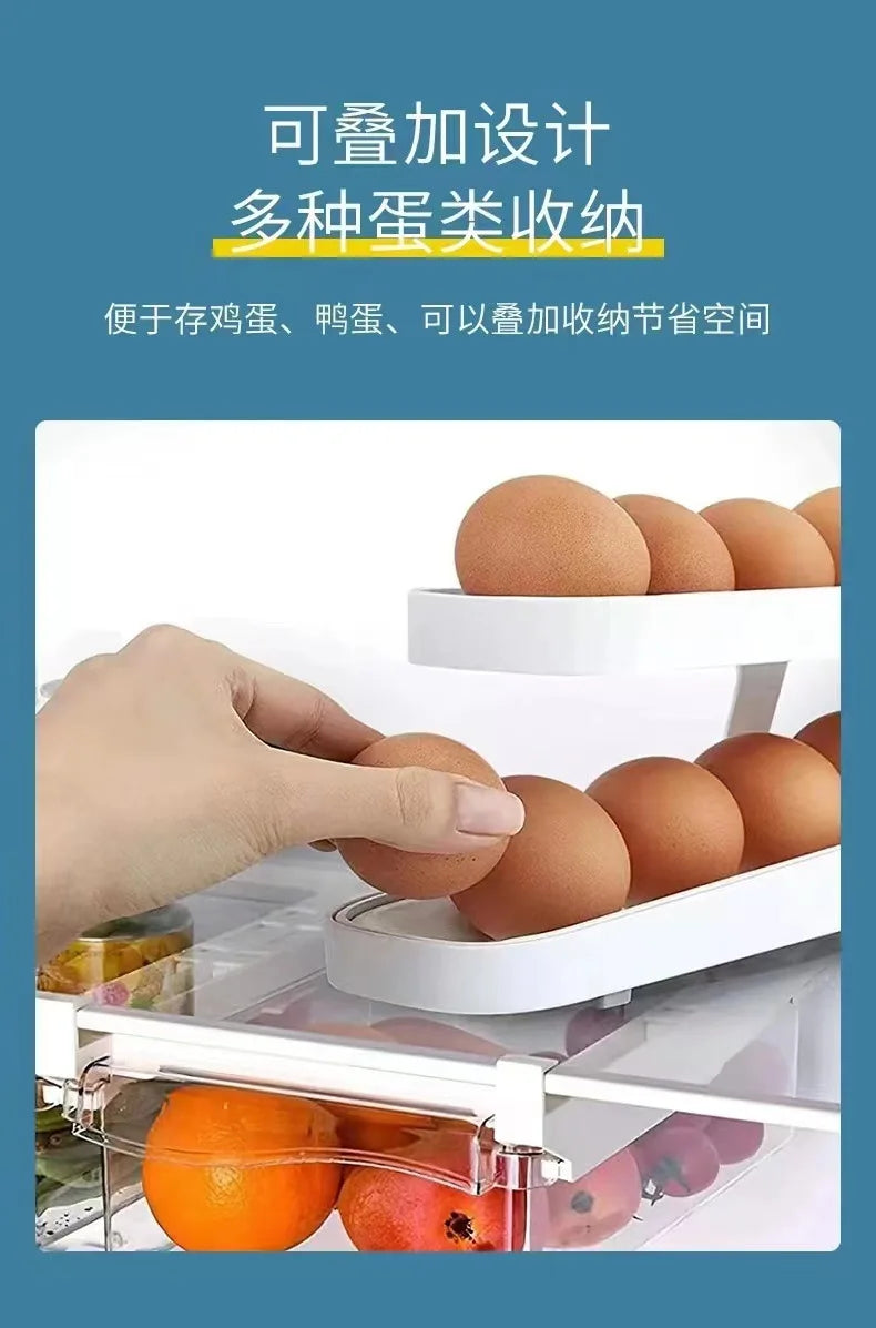 Egg Rolling Storage Rack